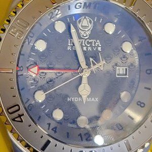INVICTA Hydromax 52 mm GMT swiss Movement new in box with tags